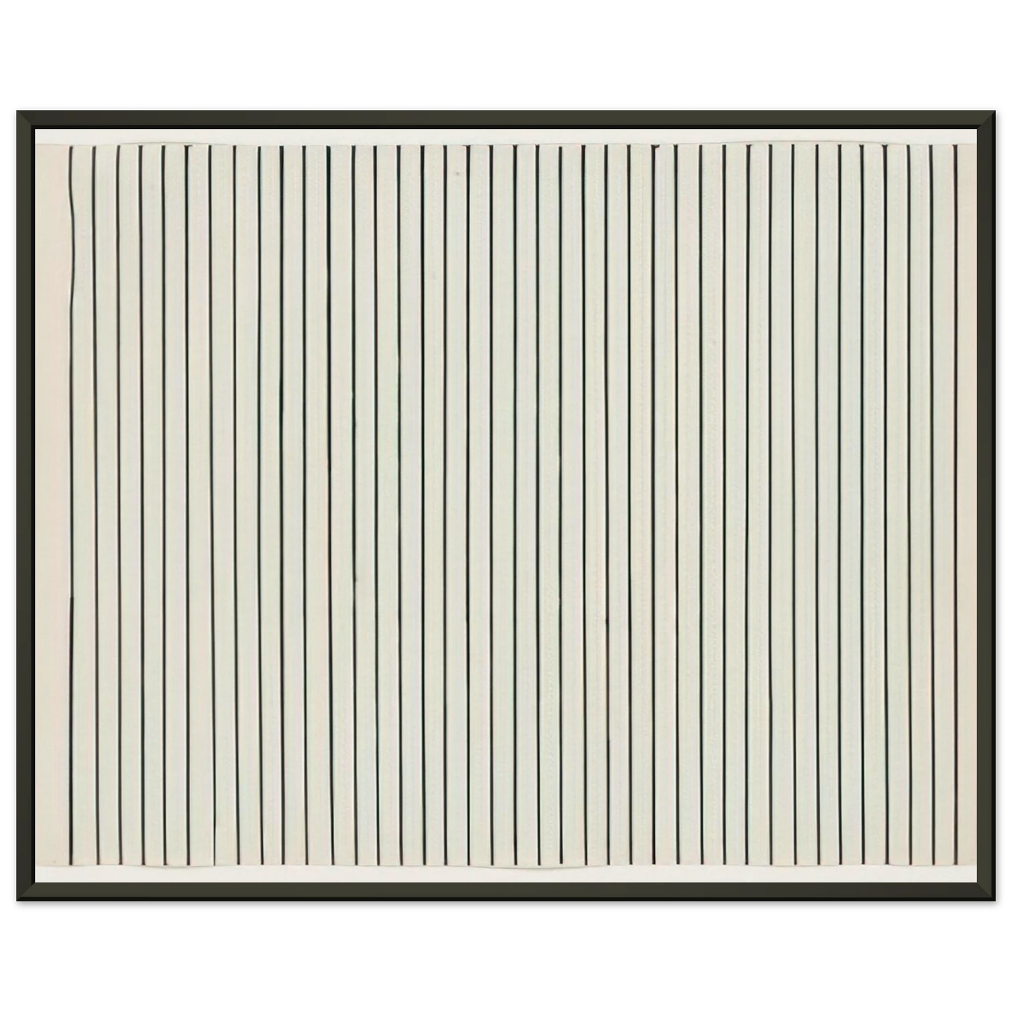 Ellsworth Kelly Vertical Lines from the series Line Form Color Framed Art Print - Aluminum Frame - 70x100 cm / 28x40 inches