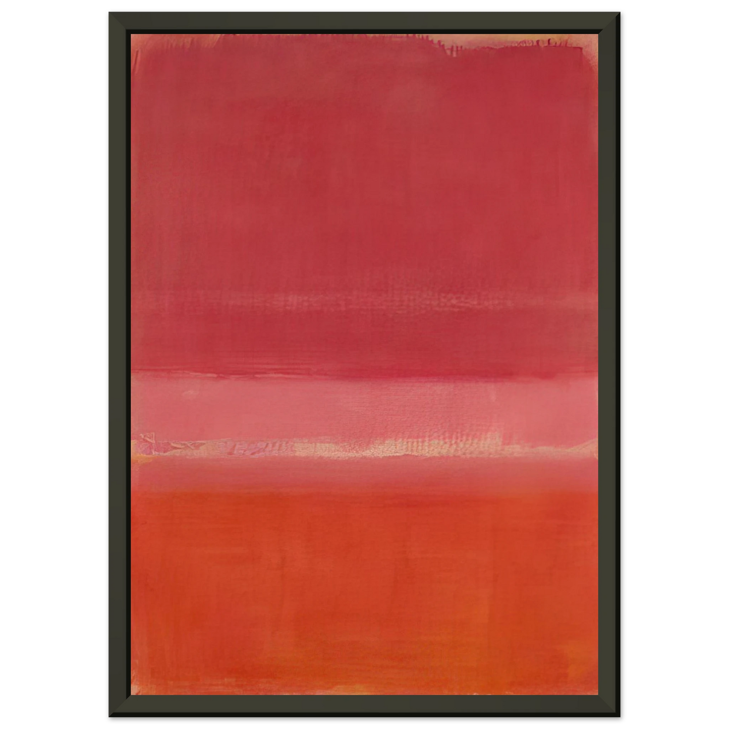Mark Rothko Untitled Red 1956 Framed Art Print - Aluminum Frame - 40x50 cm / 16x20 inches
