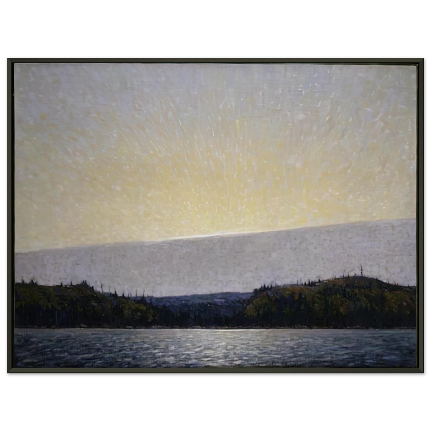 Tom Thomson MORNING CLOUD 1913 Framed Art Print - Aluminum Frame - 60x80 cm / 24x32 inches