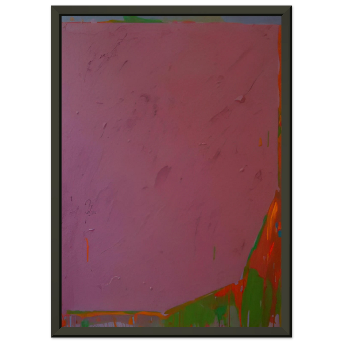 John Hoyland 30775 1975 Framed Art Print - Aluminum Frame - 40x50 cm / 16x20 inches