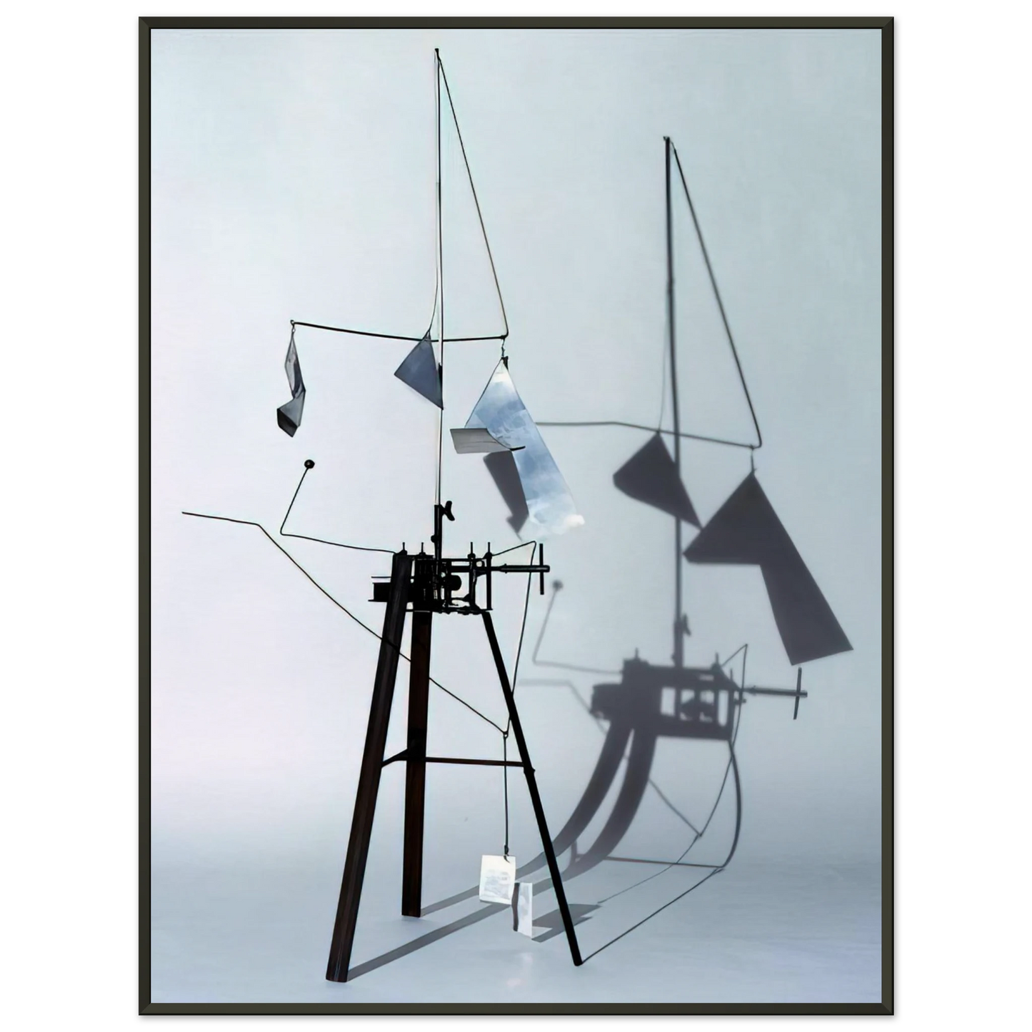 Bruno Munari Useless Machine Arrhythmic Carousel 1953 Framed Art Print - Aluminum Frame - 70x100 cm / 28x40 inches