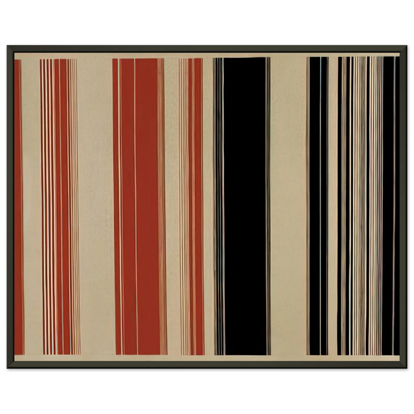 Gene Davis Algeria 1982 Framed Art Print - Aluminum Frame - 70x100 cm / 28x40 inches