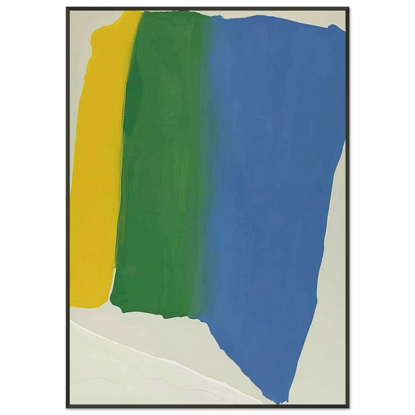 Helen Frankenthaler Summer Insignia 1969 Framed Art Print - Aluminum Frame - 21x29.7 cm / 8x12"