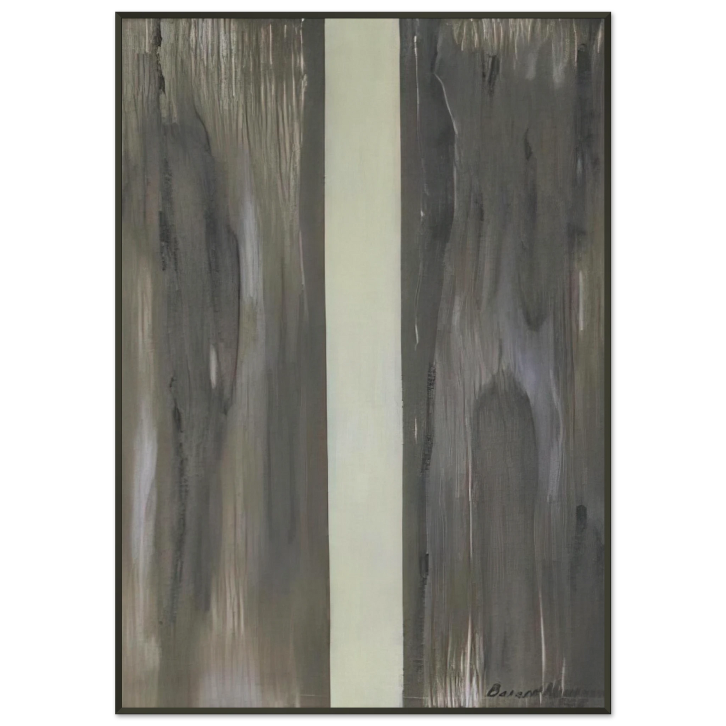 Barnett Newman Moment Framed Art Print - Aluminum Frame - 21x29.7 cm / 8x12"