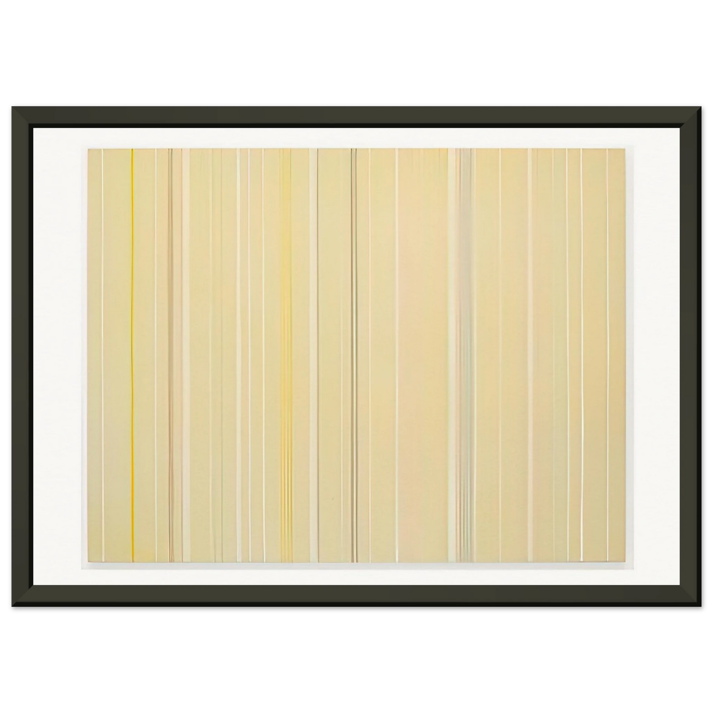 Gene Davis  Butterfly  1972 Framed Art Print  - Aluminum Frame - 70x100 cm / 28x40 inches