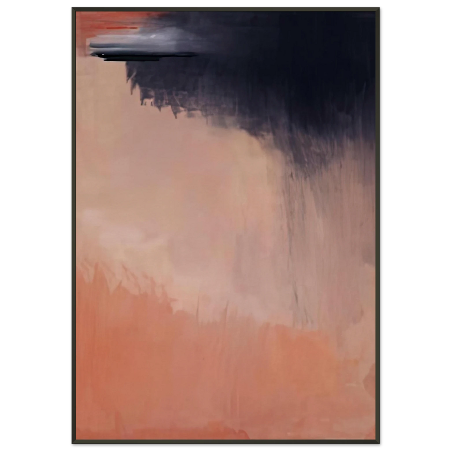 Helen Frankenthaler  Cloud Burst 2002 Framed Art Print  - Aluminum Frame - 21x29.7 cm / 8x12"