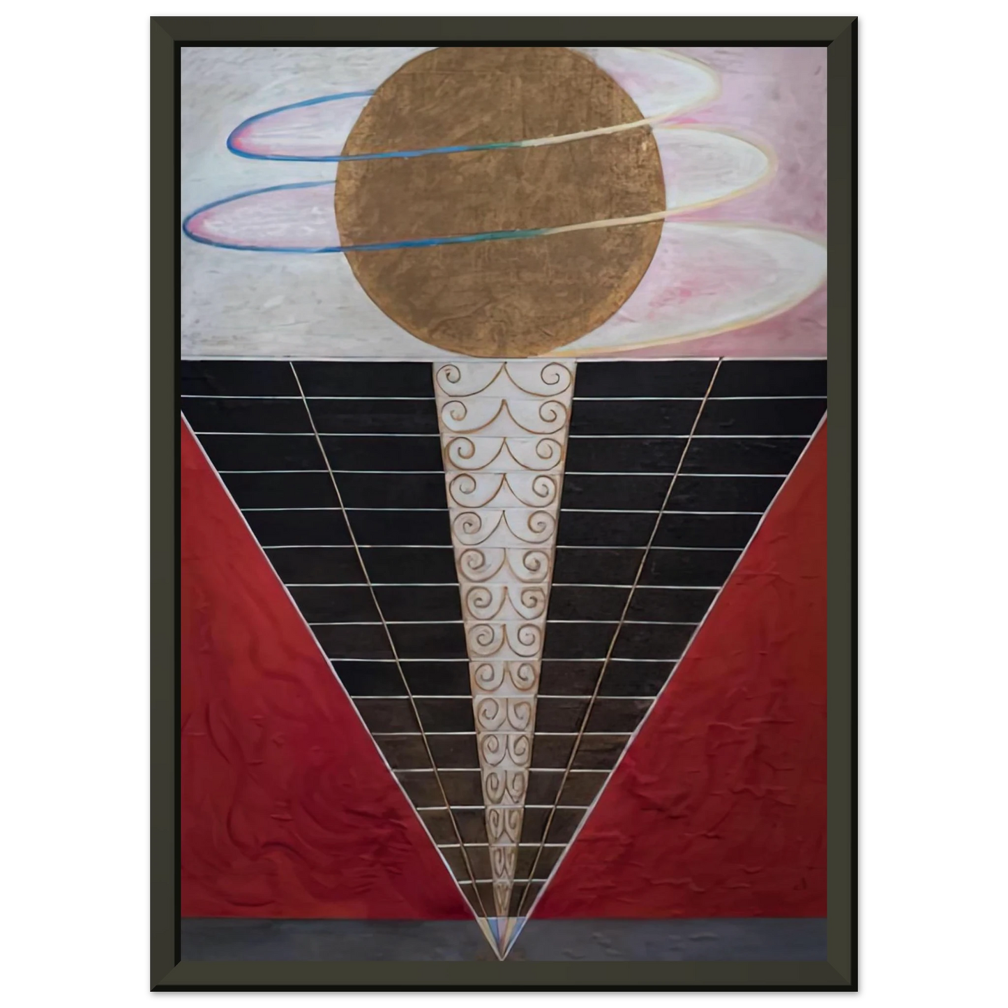 Hilma af Klint ALTARPIECE NO 2 1915 Framed Art Print - Aluminum Frame - 70x100 cm / 28x40 inches