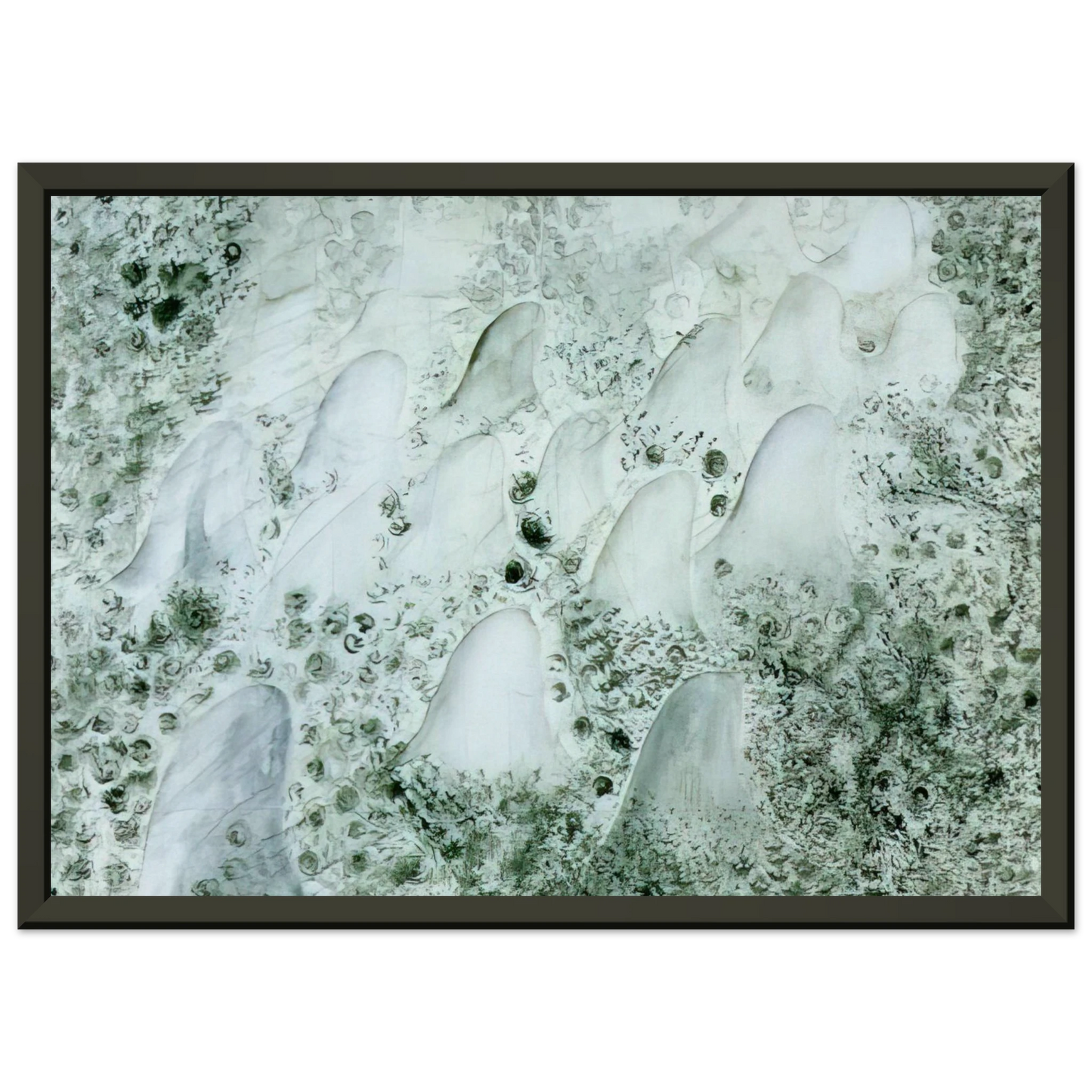 Salvador Dali STUDY FOR DEOXYRIBONUCLEIC ACID ARABS 1 Framed Art Print - Aluminum Frame - 40x50 cm / 16x20 inches