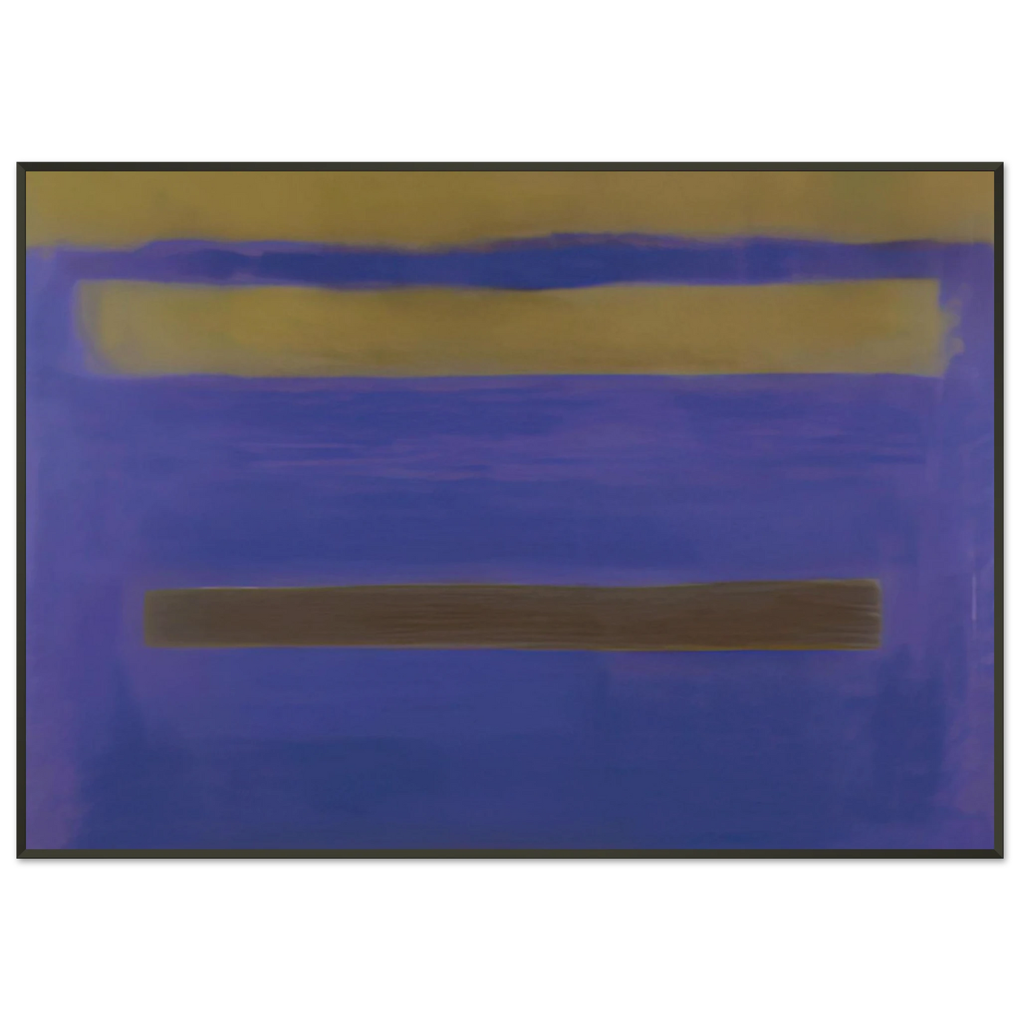 Esteban Vicente UNTITLED 1980 1 Framed Art Print - Aluminum Frame - 21x29.7 cm / 8x12"