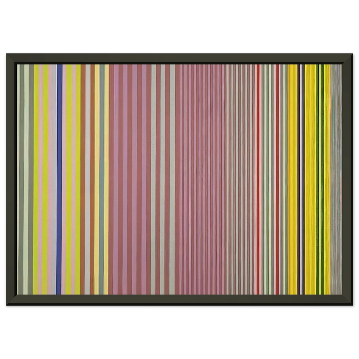Gene Davis  Halifax  1969 Framed Art Print  - Aluminum Frame - 60x80 cm / 24x32 inches