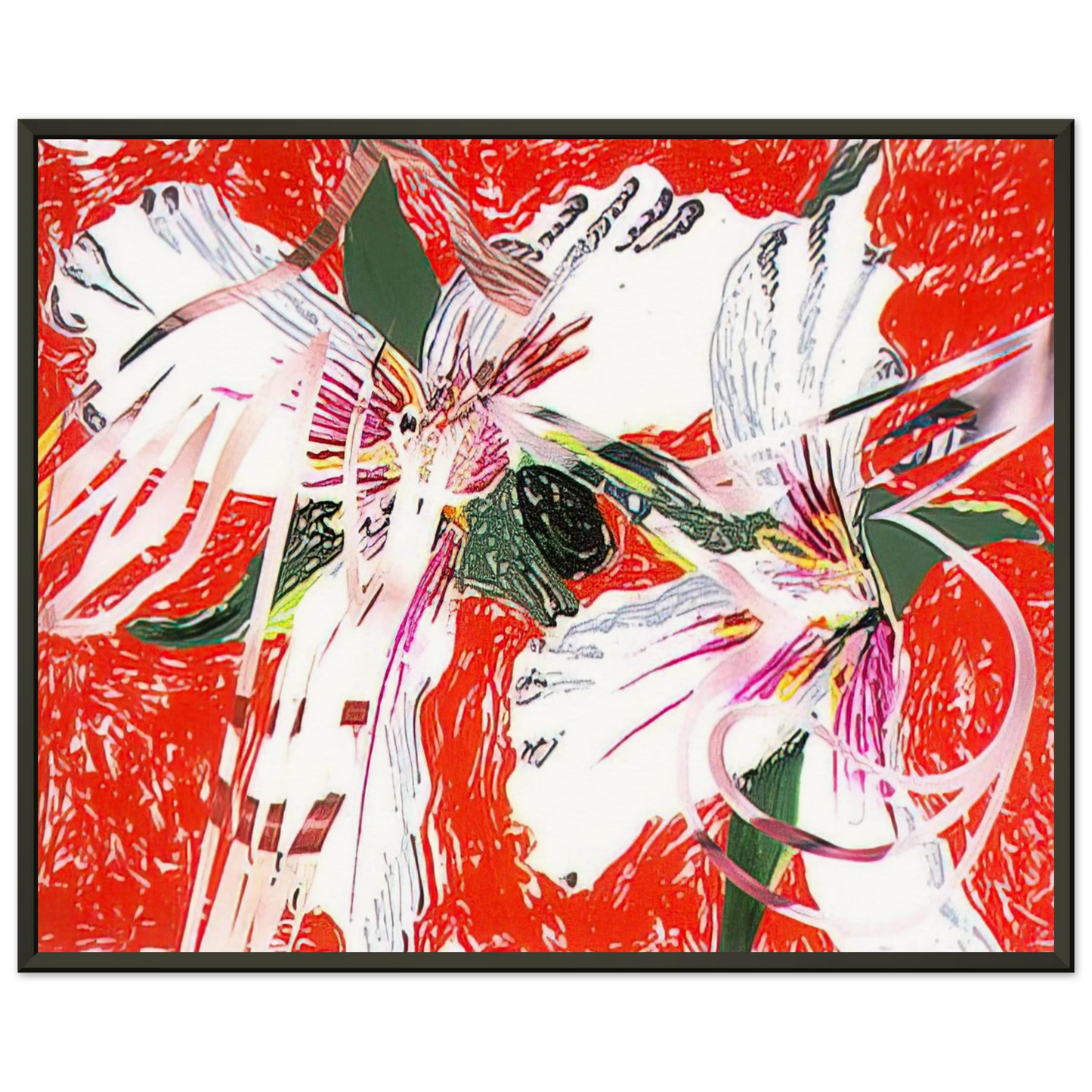 James Rosenquist Sister Shrieks Framed Art Print - Aluminum Frame - 70x100 cm / 28x40 inches