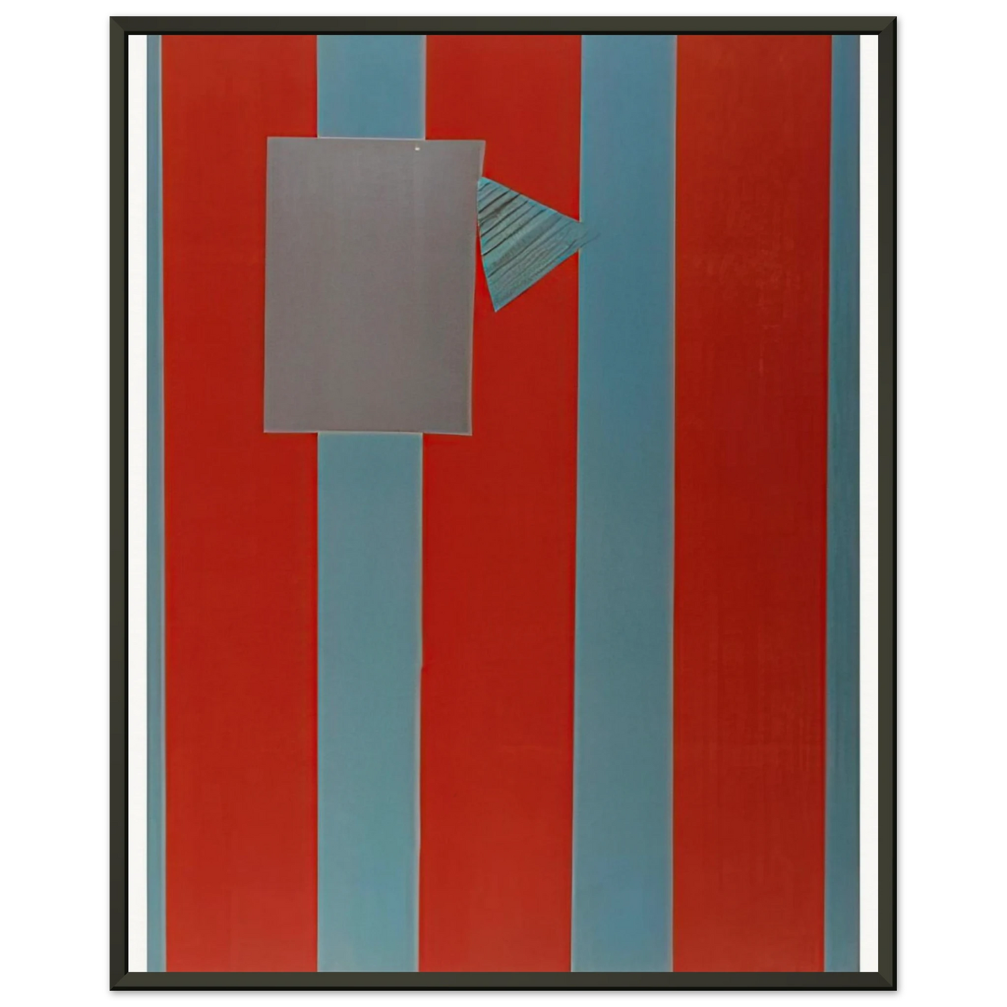 Sam Gilliam Castle Banner 5 Framed Art Print - Aluminum Frame - 40x50 cm / 16x20 inches