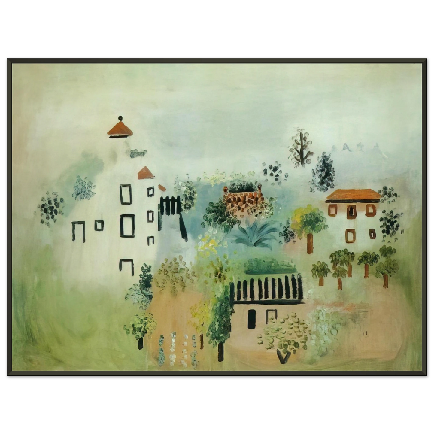 Arkhyp Kuindzhi Landscape Framed Art Print - Aluminum Frame - 70x100 cm / 28x40 inches
