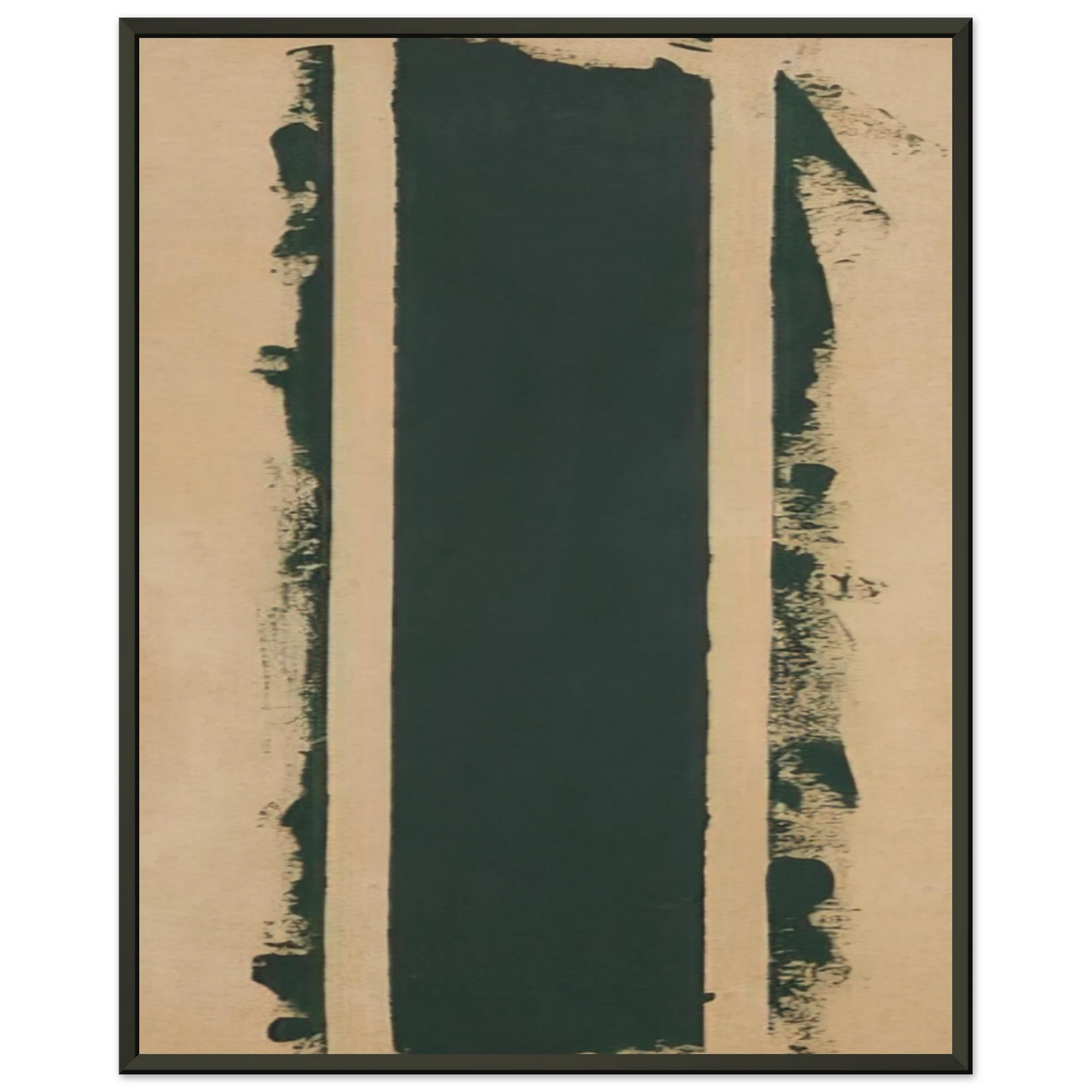 Barnett Newman Treble Framed Art Print - Aluminum Frame - 60x80 cm / 24x32 inches
