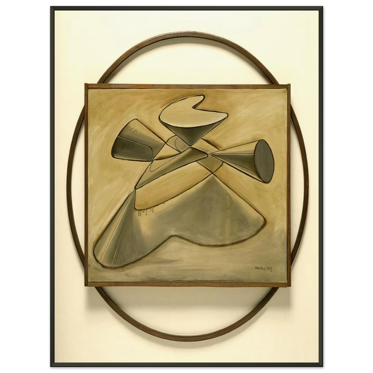 Man Ray SHAKESPEAREAN EQUATION KING LEAR Framed Art Print - Aluminum Frame - 70x100 cm / 28x40 inches