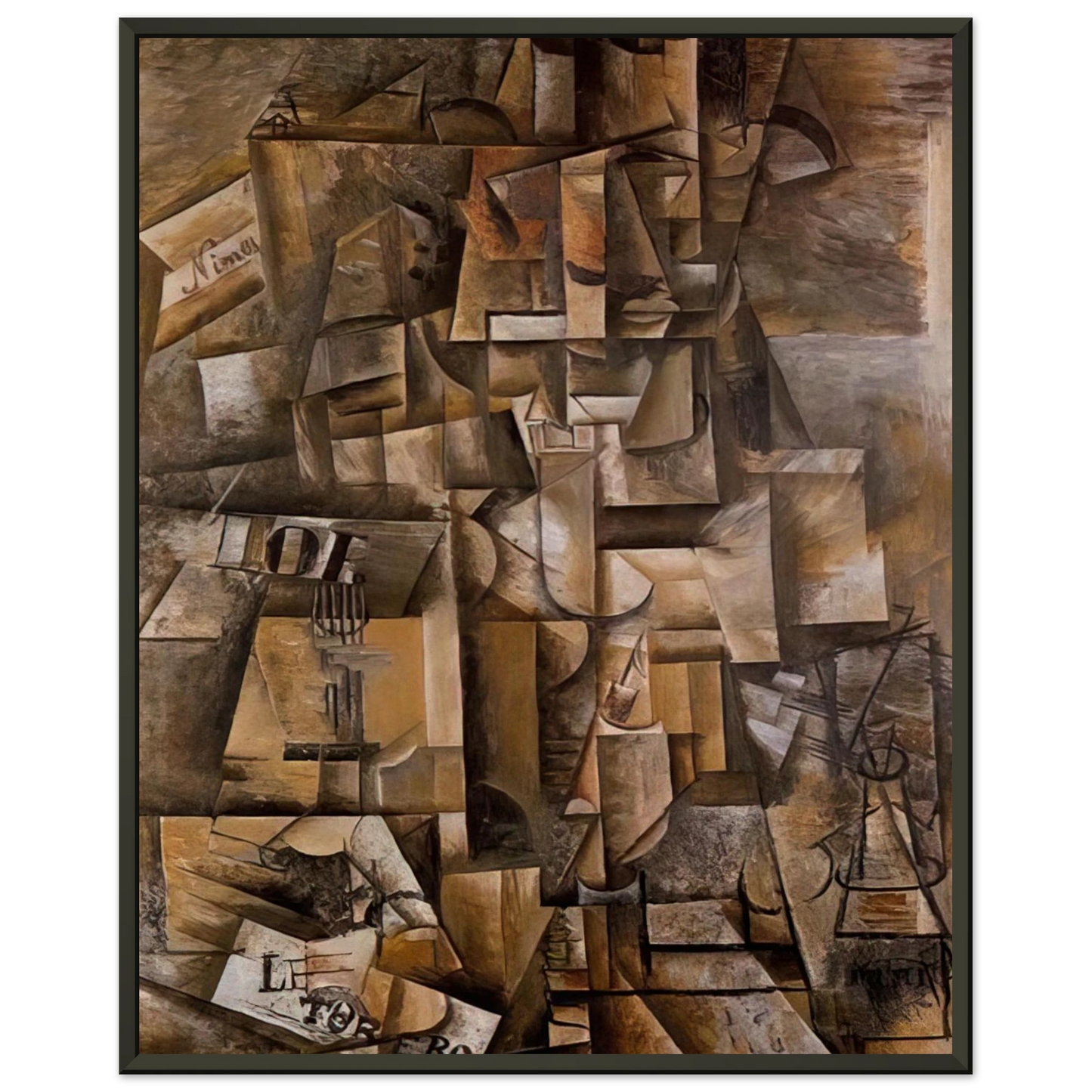 Pablo Picasso The aficionado The torero Framed Art Print - Aluminum Frame - 40x50 cm / 16x20 inches