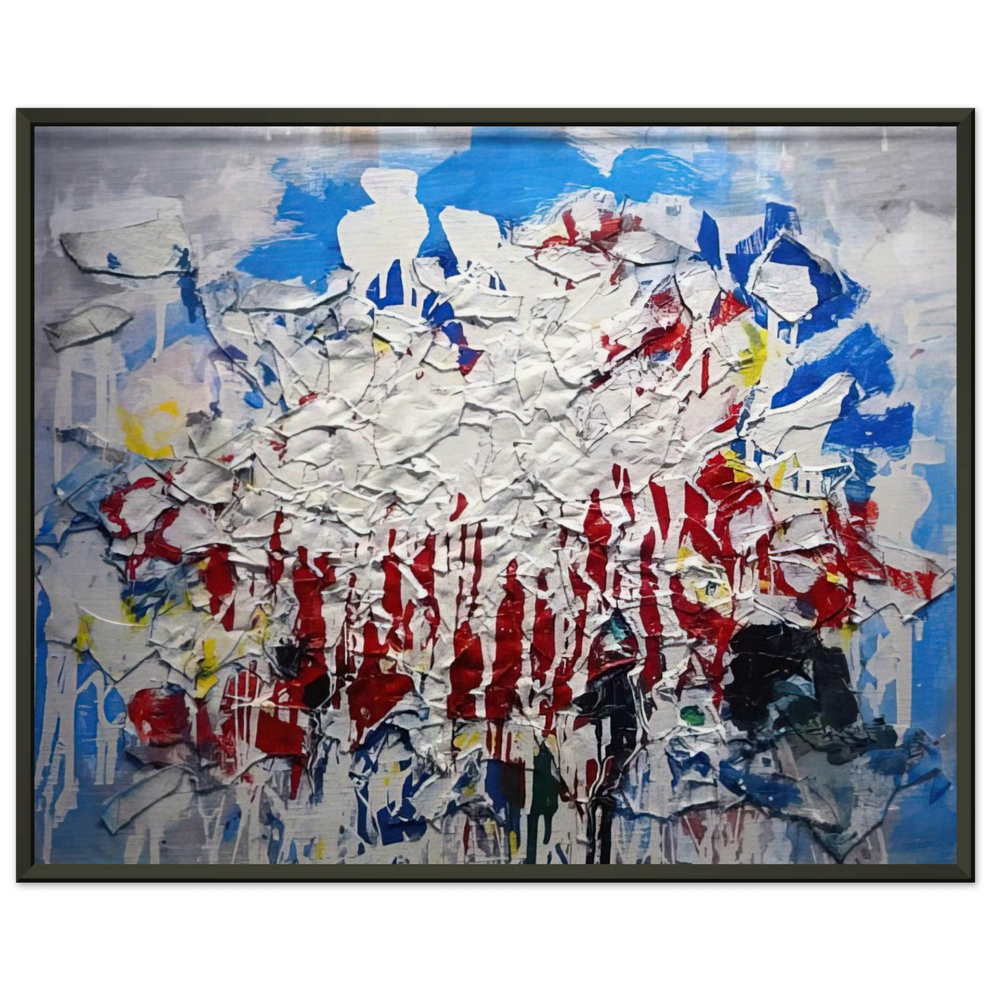 Robert Goodnough Untitled 1958 Framed Art Print - Aluminum Frame - 60x80 cm / 24x32 inches