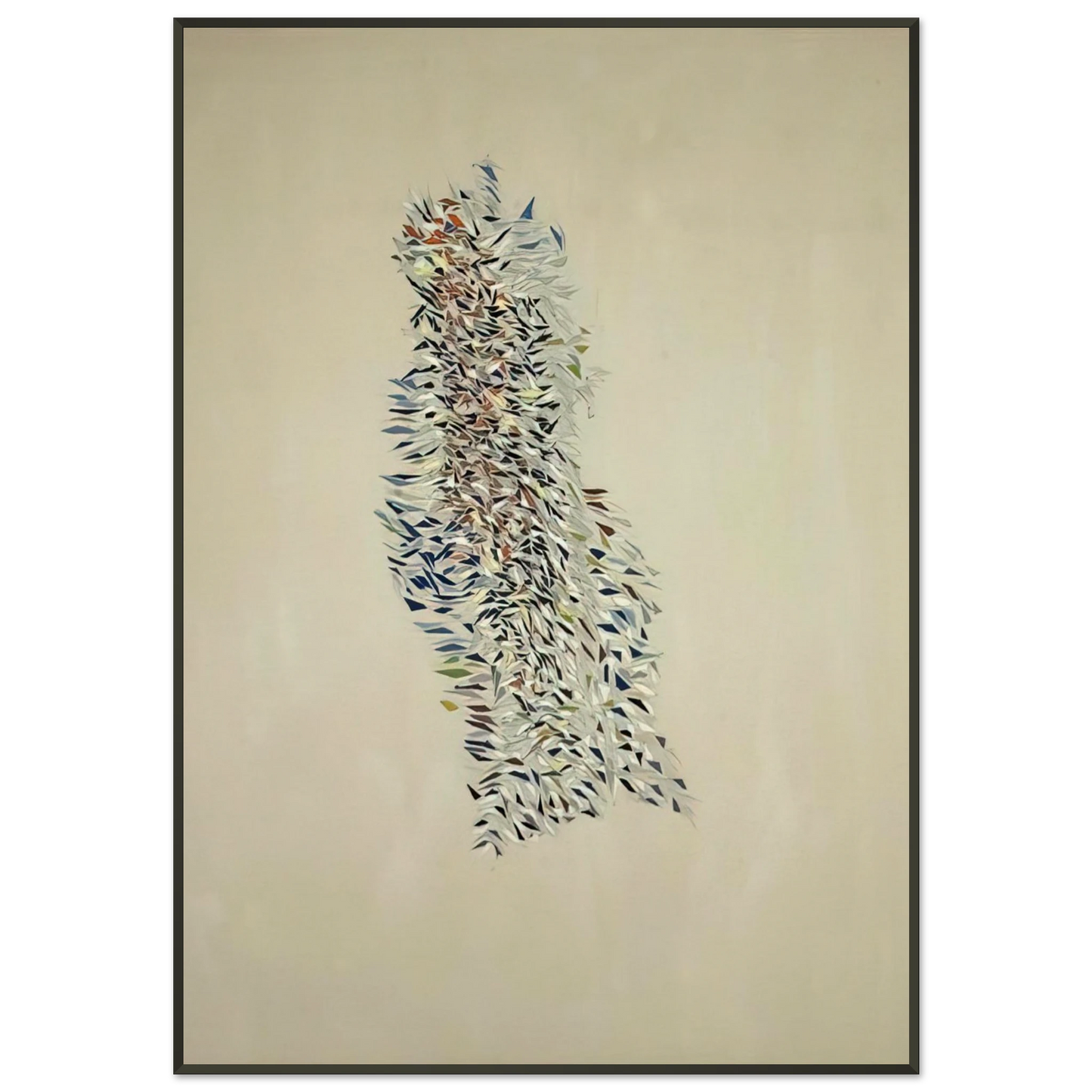 Robert Goodnough Process Development 1972 Framed Art Print - Aluminum Frame - 21x29.7 cm / 8x12"