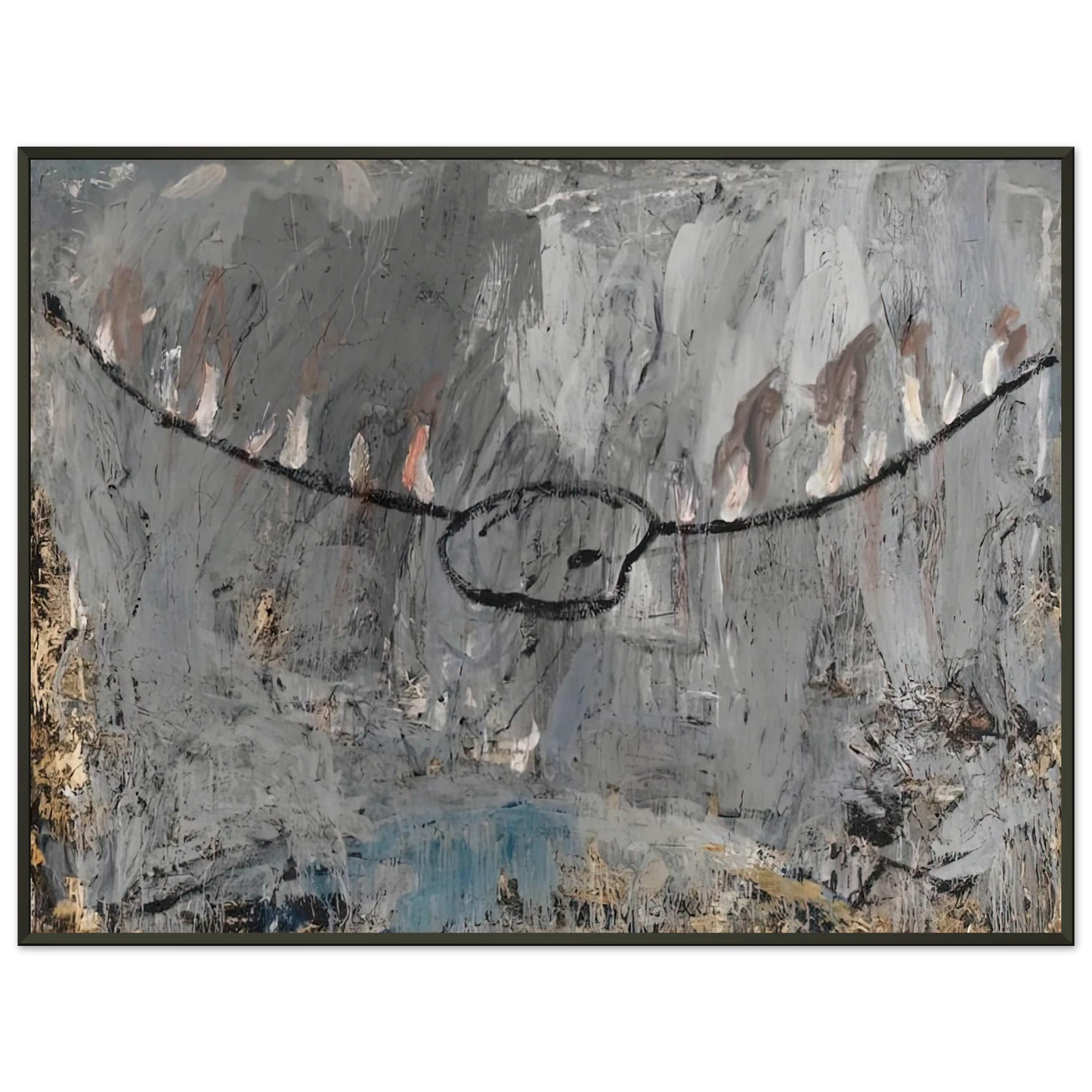 Anselm Kiefer PALETTE 1981 Framed Art Print - Aluminum Frame - 70x100 cm / 28x40 inches