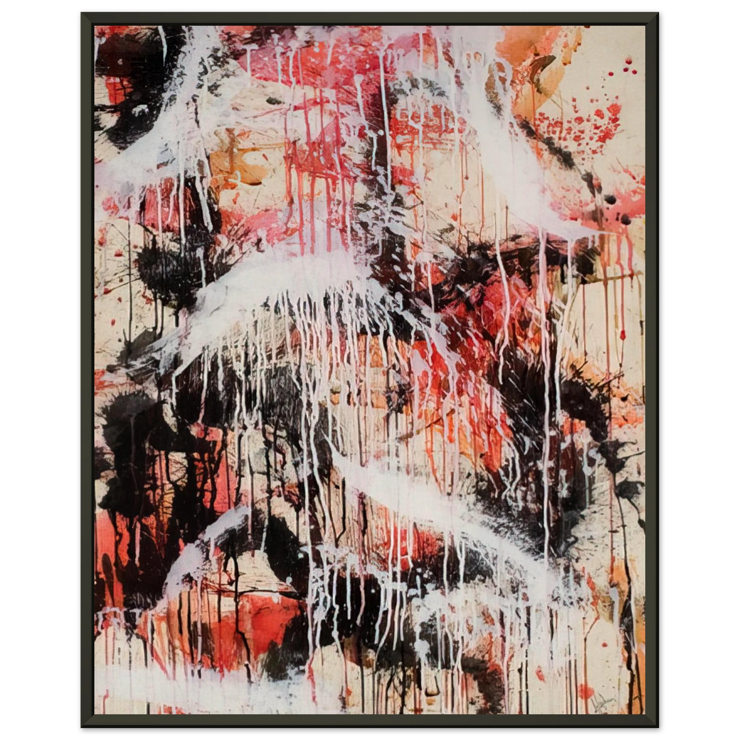 Norman Bluhm Untitled 1959 Framed Art Print - Aluminum Frame - 70x100 cm / 28x40 inches