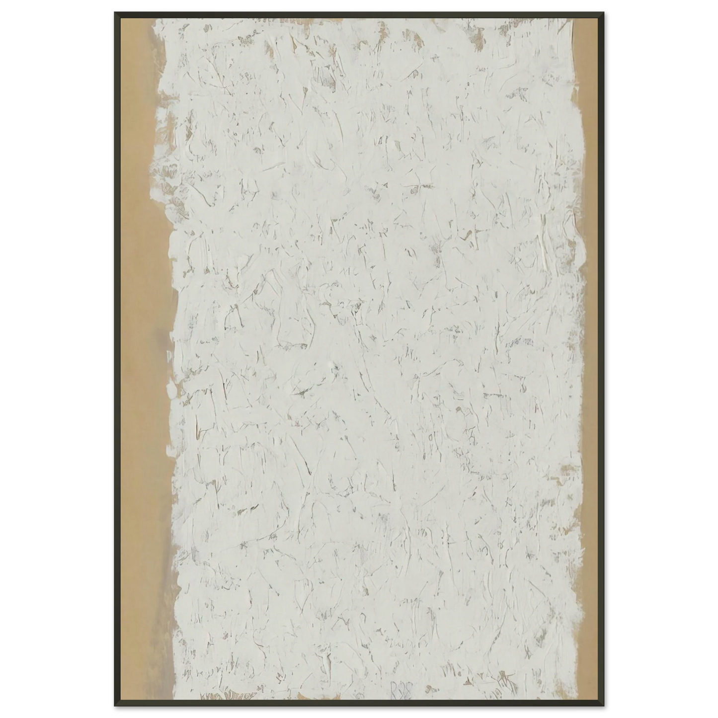 Robert Ryman Enter Framed Art Print - Aluminum Frame - 21x29.7 cm / 8x12"