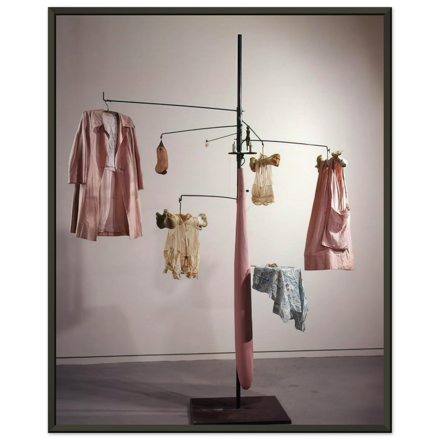 Louise Bourgeois PINK DAYS AND BLUE DAYS 1997 Framed Art Print - Aluminum Frame - 60x80 cm / 24x32 inches