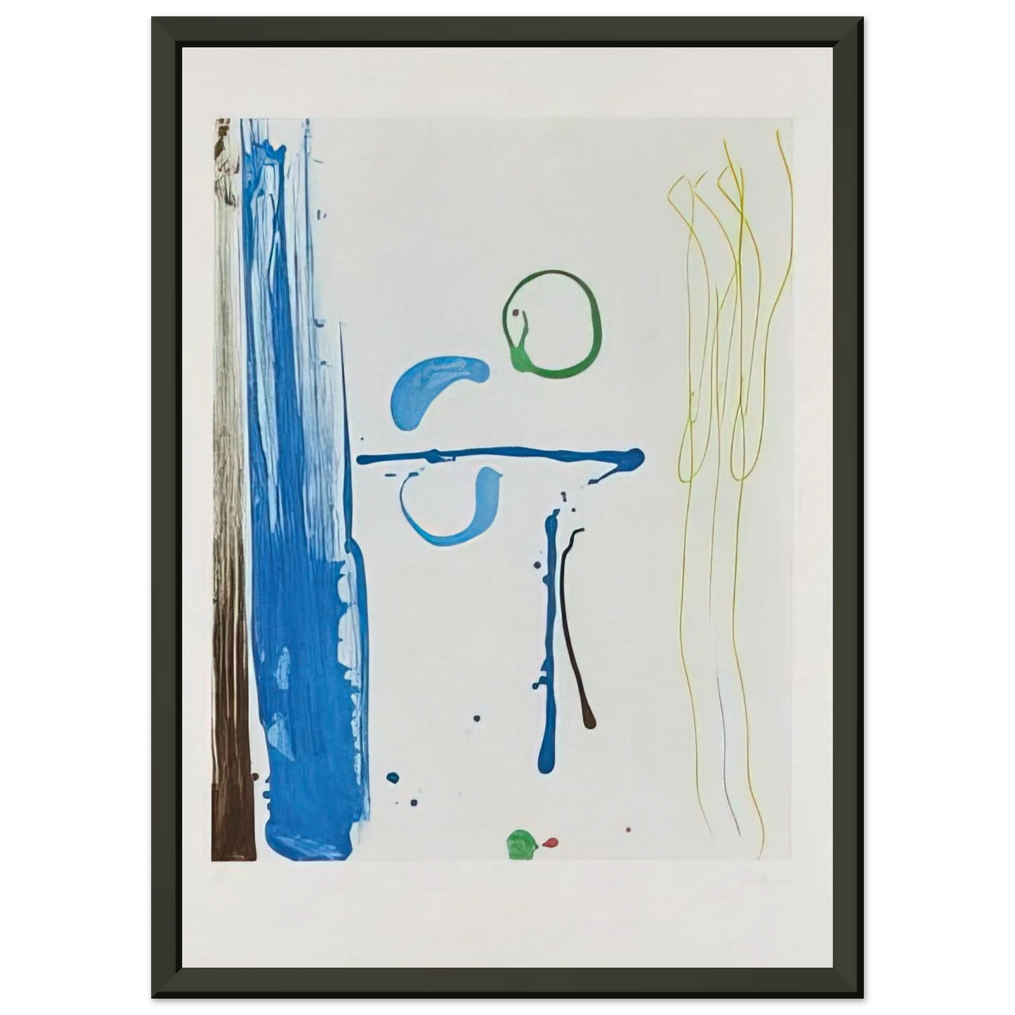 Helen Frankenthaler Sunshine After Rain 1987 Framed Art Print - Aluminum Frame - 70x100 cm / 28x40 inches
