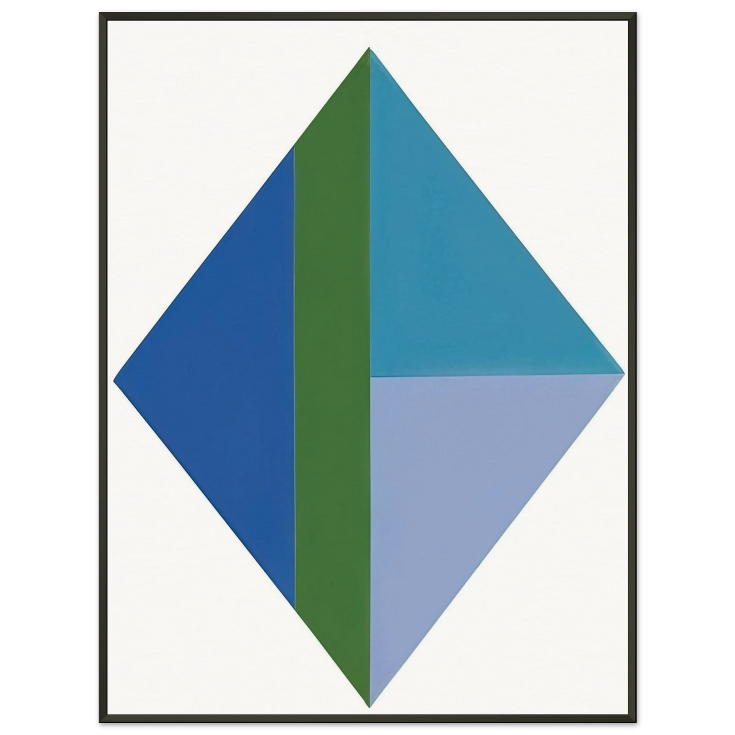 Max Bill Four Identical Large Parts III 1959 Framed Art Print - Aluminum Frame - 60x80 cm / 24x32 inches
