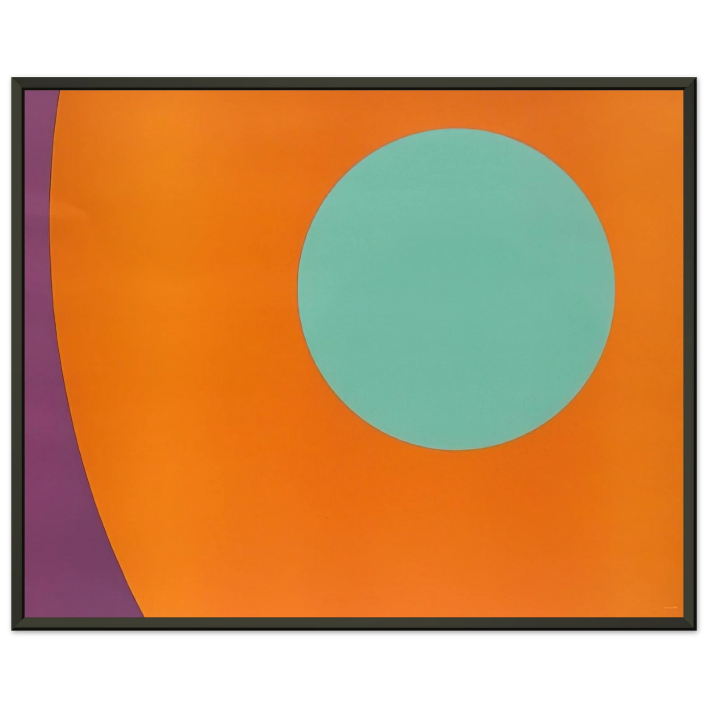 Alexander Liberman Untitled Abstract 1962 Framed Art Print - Aluminum Frame - 40x50 cm / 16x20 inches