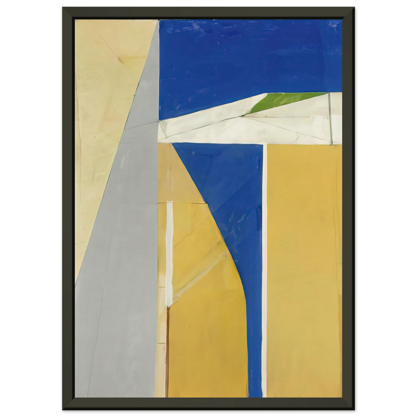 Richard Diebenkorn Ocean Park 32 Framed Art Print - Aluminum Frame - 70x100 cm / 28x40 inches