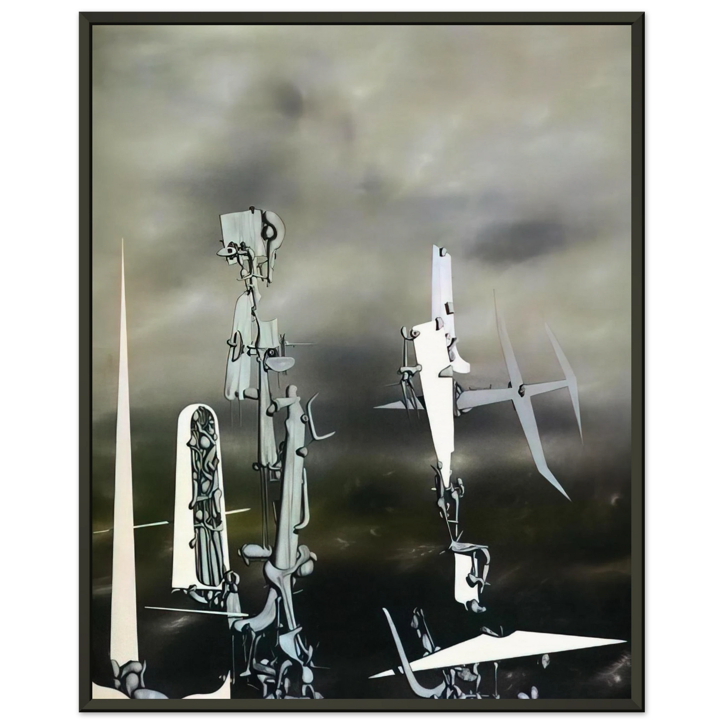 Yves Tanguy Phantoms Framed Art Print - Aluminum Frame - 60x80 cm / 24x32 inches