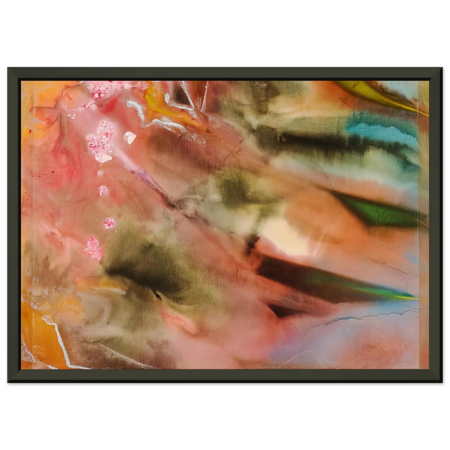 Sam Gilliam Loon Framed Art Print - Aluminum Frame - 70x100 cm / 28x40 inches