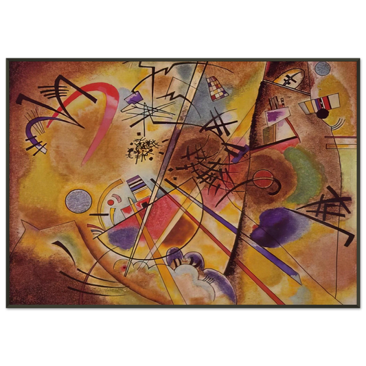 Wassily Kandinsky  SMALL DREAM IN RED 1925 Framed Art Print  - Aluminum Frame - 21x29.7 cm / 8x12"