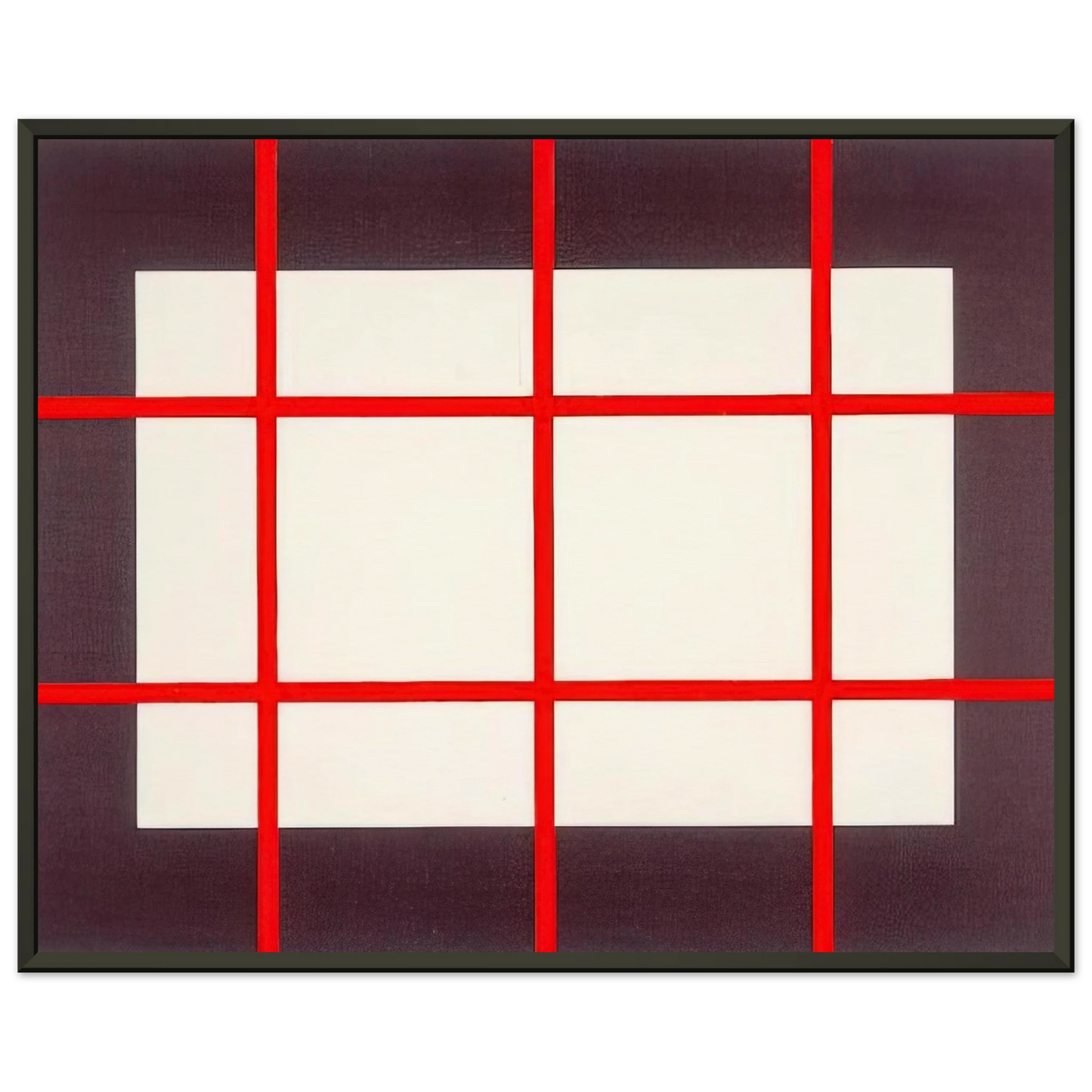Donald Judd Untitled from Artists Against Torture Portfolio 1993 Framed Art Print - Aluminum Frame - 70x100 cm / 28x40 inches