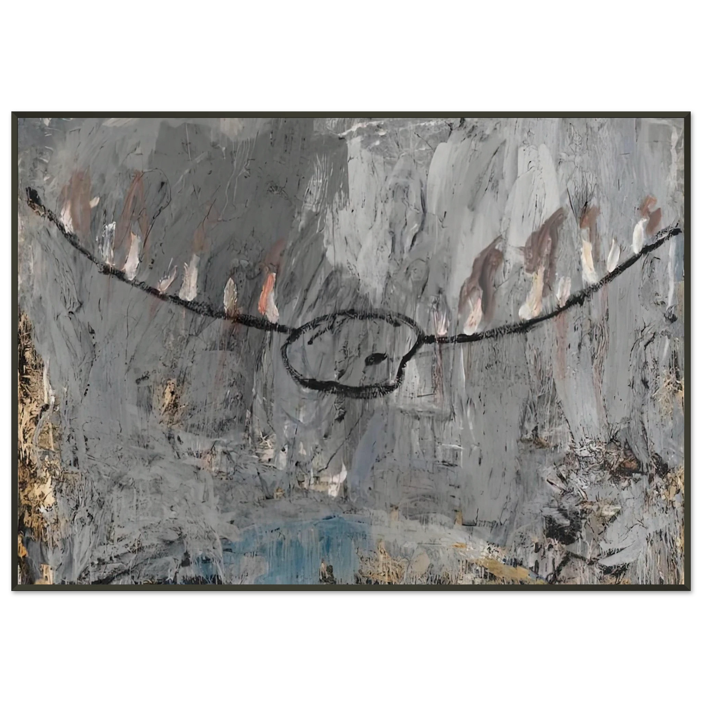 Anselm Kiefer PALETTE 1981 Framed Art Print - Aluminum Frame - 21x29.7 cm / 8x12"