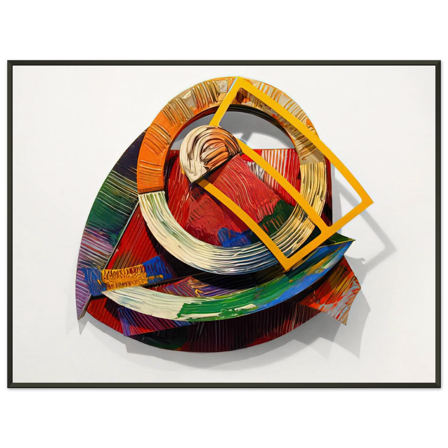 Sam Gilliam Chehaw Framed Art Print - Aluminum Frame - 40x50 cm / 16x20 inches