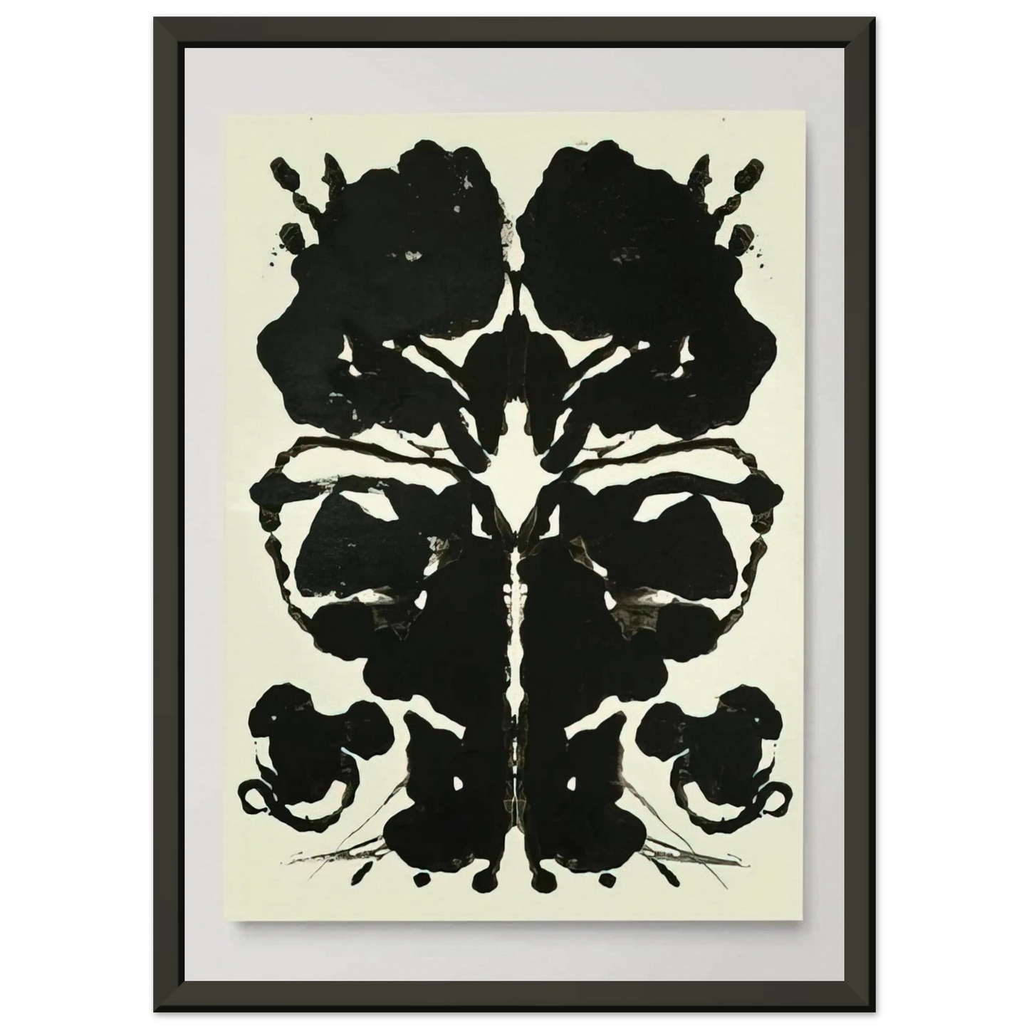 Andy Warhol Rorschach Framed Art Print - Aluminum Frame - 60x80 cm / 24x32 inches