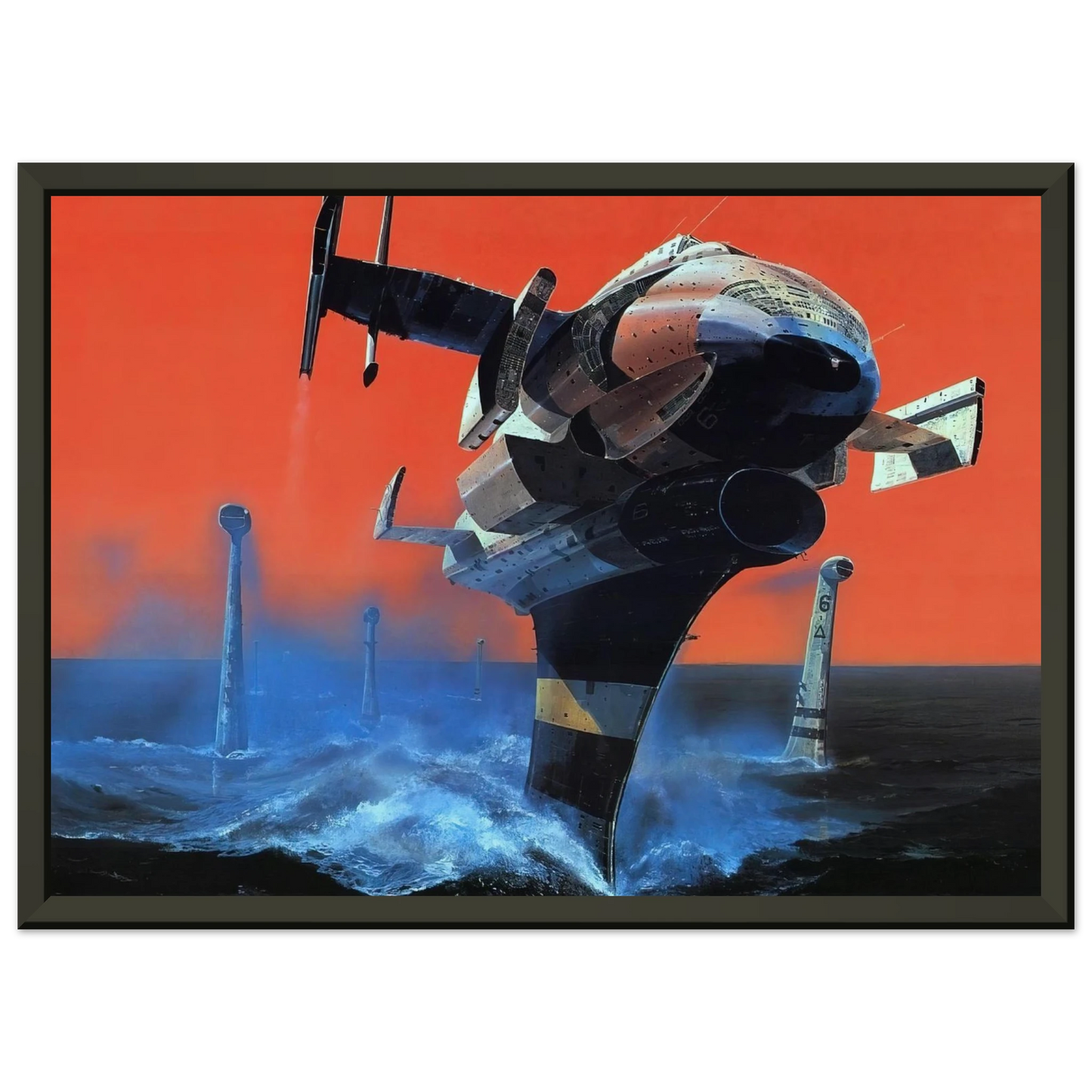Chris Foss Chris Foss Framed Art Print - Aluminum Frame - 40x50 cm / 16x20 inches
