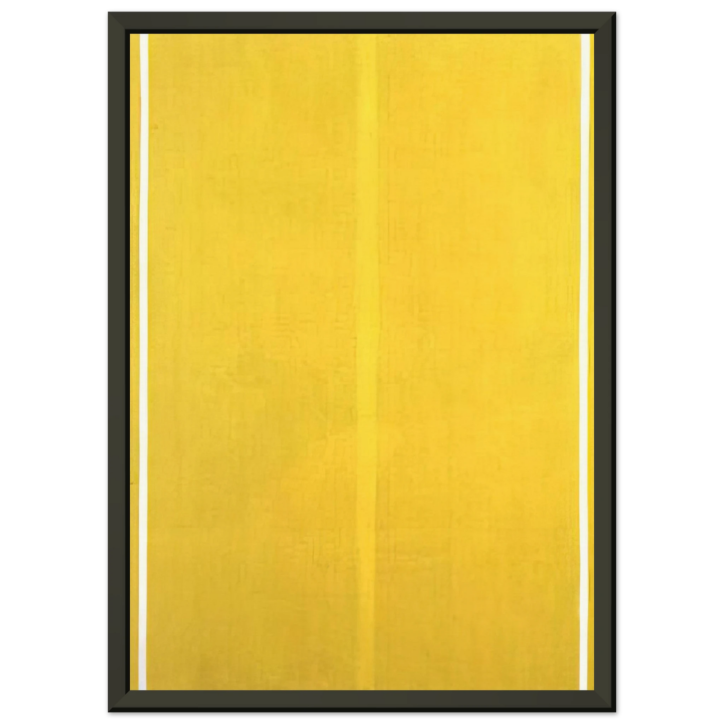 Barnett Newman Yellow Painting Framed Art Print - Aluminum Frame - 60x80 cm / 24x32 inches