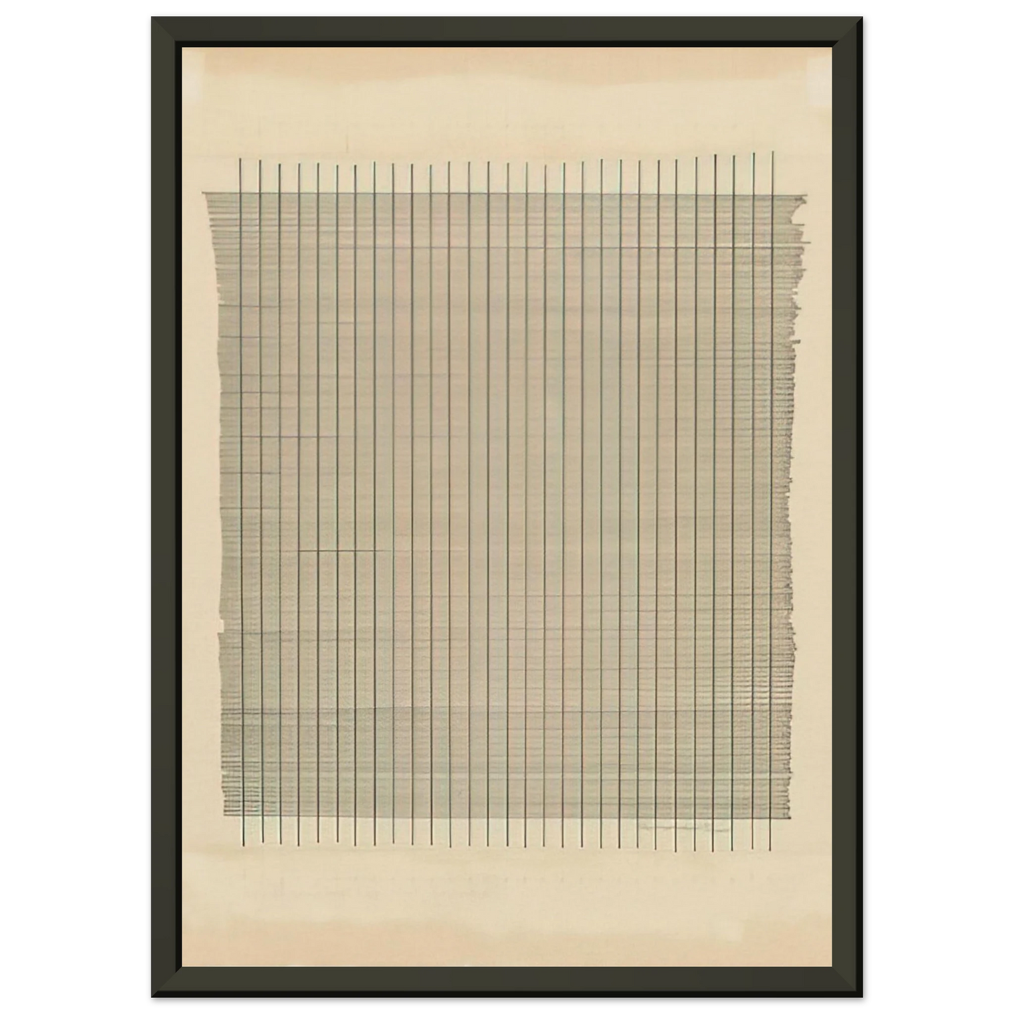 Agnes Martin Tremolo Framed Art Print - Aluminum Frame - 60x80 cm / 24x32 inches