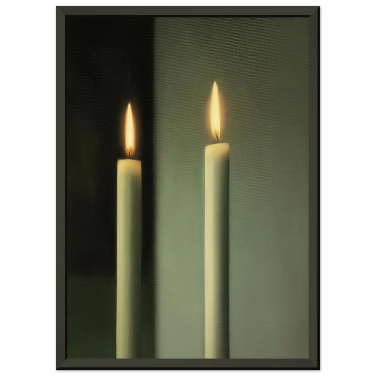 Gerhard Richter CANDLES Framed Art Print - Aluminum Frame - 60x80 cm / 24x32 inches