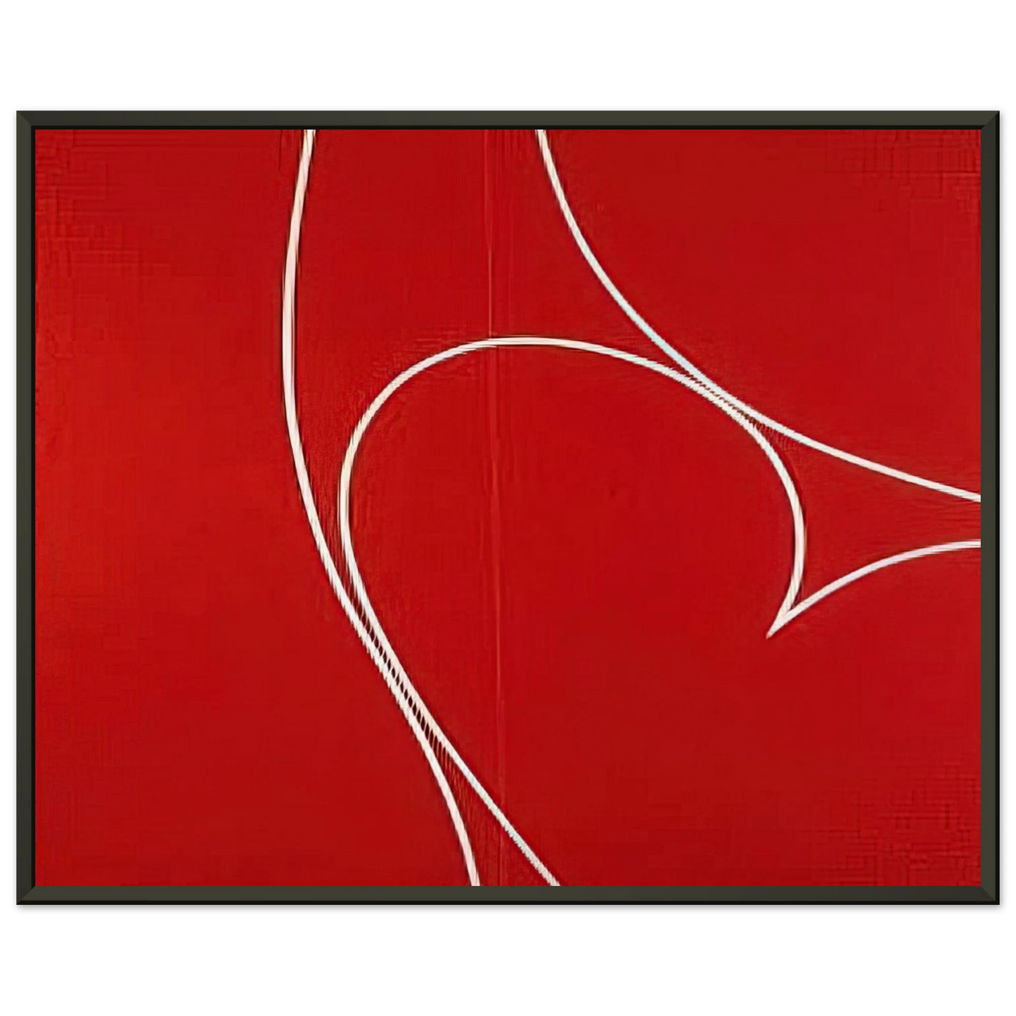 Lorser Feitelson Untitled 1966 Framed Art Print - Aluminum Frame - 70x100 cm / 28x40 inches