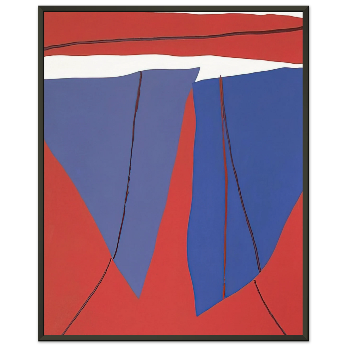 Ray Parker Spring 1984 Framed Art Print - Aluminum Frame - 40x50 cm / 16x20 inches