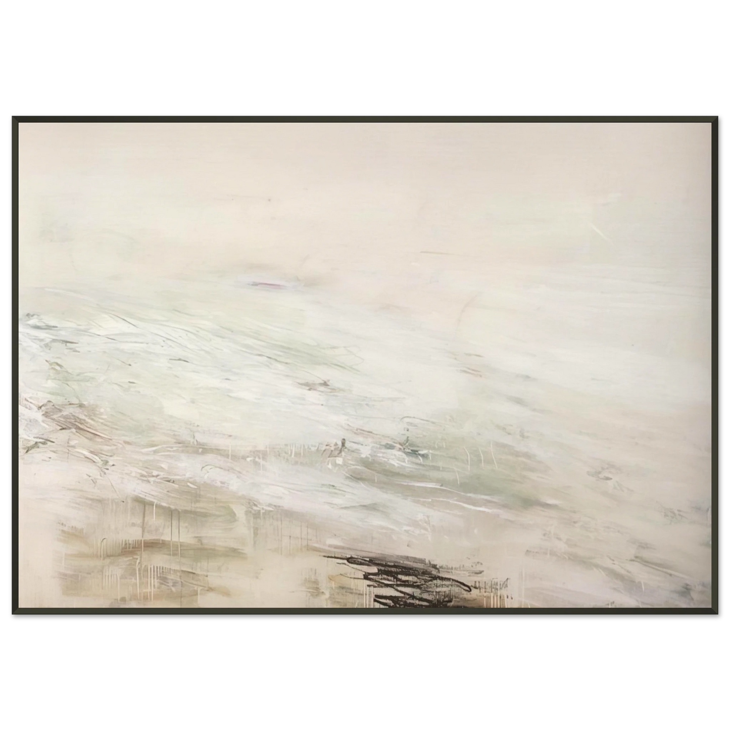 Cy Twombly Hero and Leandro A Painting in Four Parts Part II Framed Art Print - Aluminum Frame - 21x29.7 cm / 8x12"