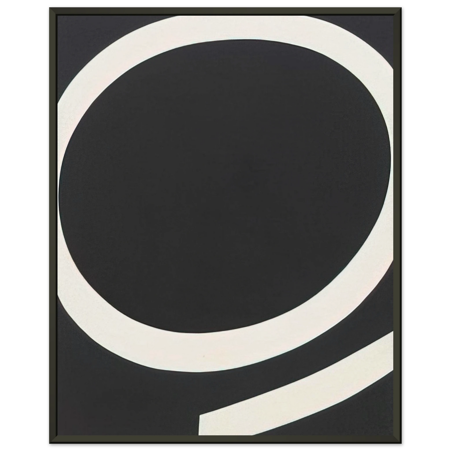 Ellsworth Kelly Running White Framed Art Print - Aluminum Frame - 70x100 cm / 28x40 inches