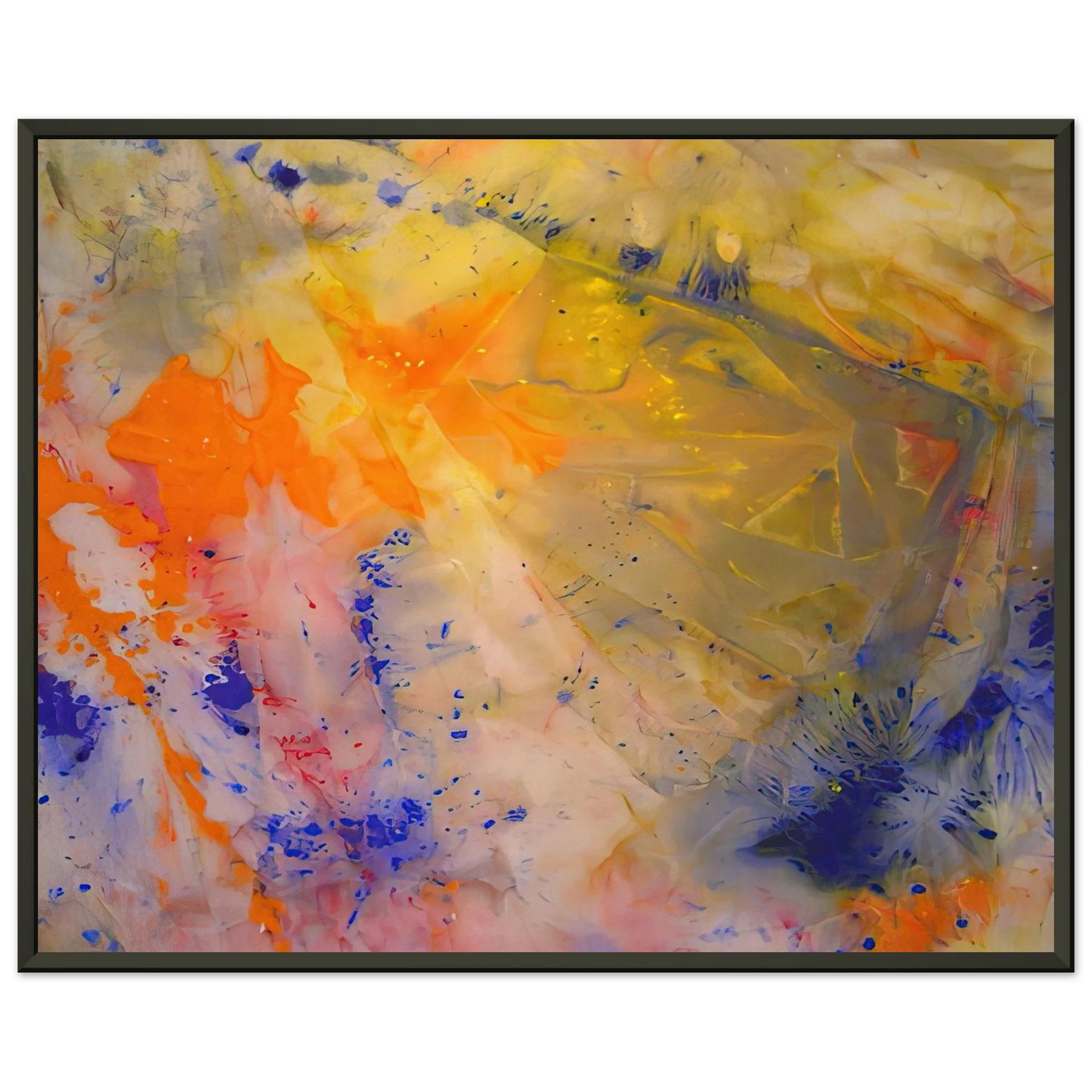 Sam Gilliam A Spring Thaw Framed Art Print - Aluminum Frame - 70x100 cm / 28x40 inches
