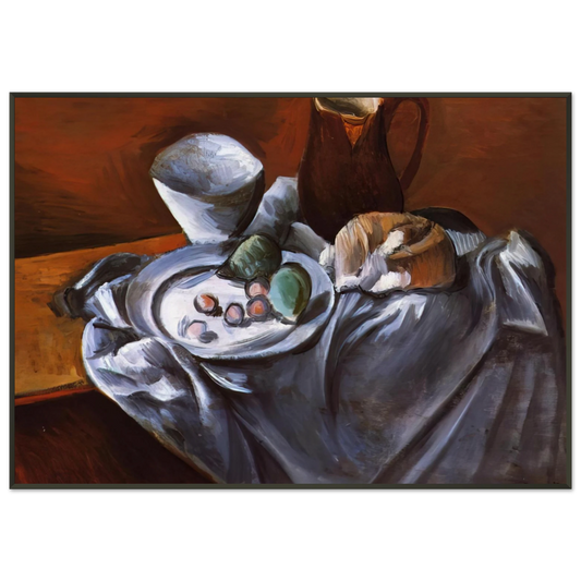 Andre Derain  STILL LIFE WITH PEARS AND INDIAN BOWL Framed Art Print  - Aluminum Frame - 21x29.7 cm / 8x12"