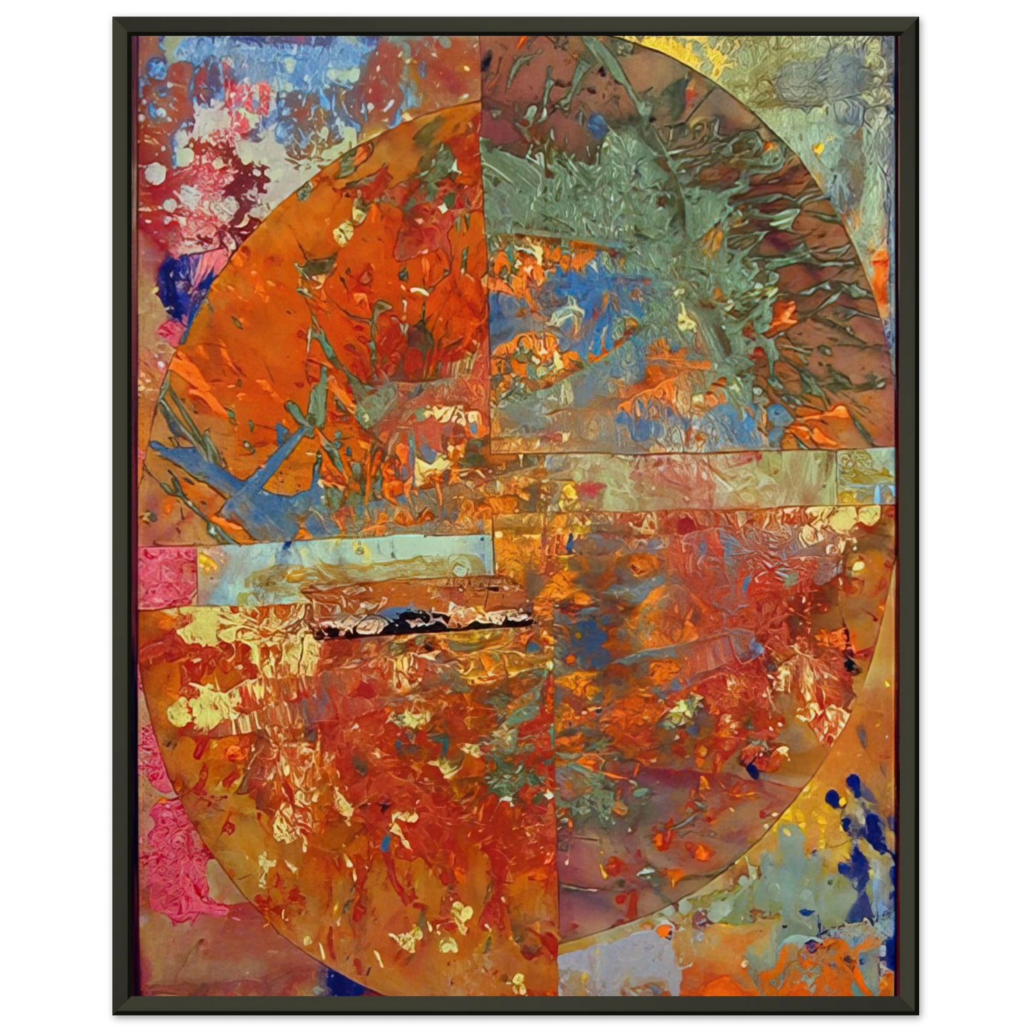 Sam Gilliam Baptistry Framed Art Print - Aluminum Frame - 40x50 cm / 16x20 inches