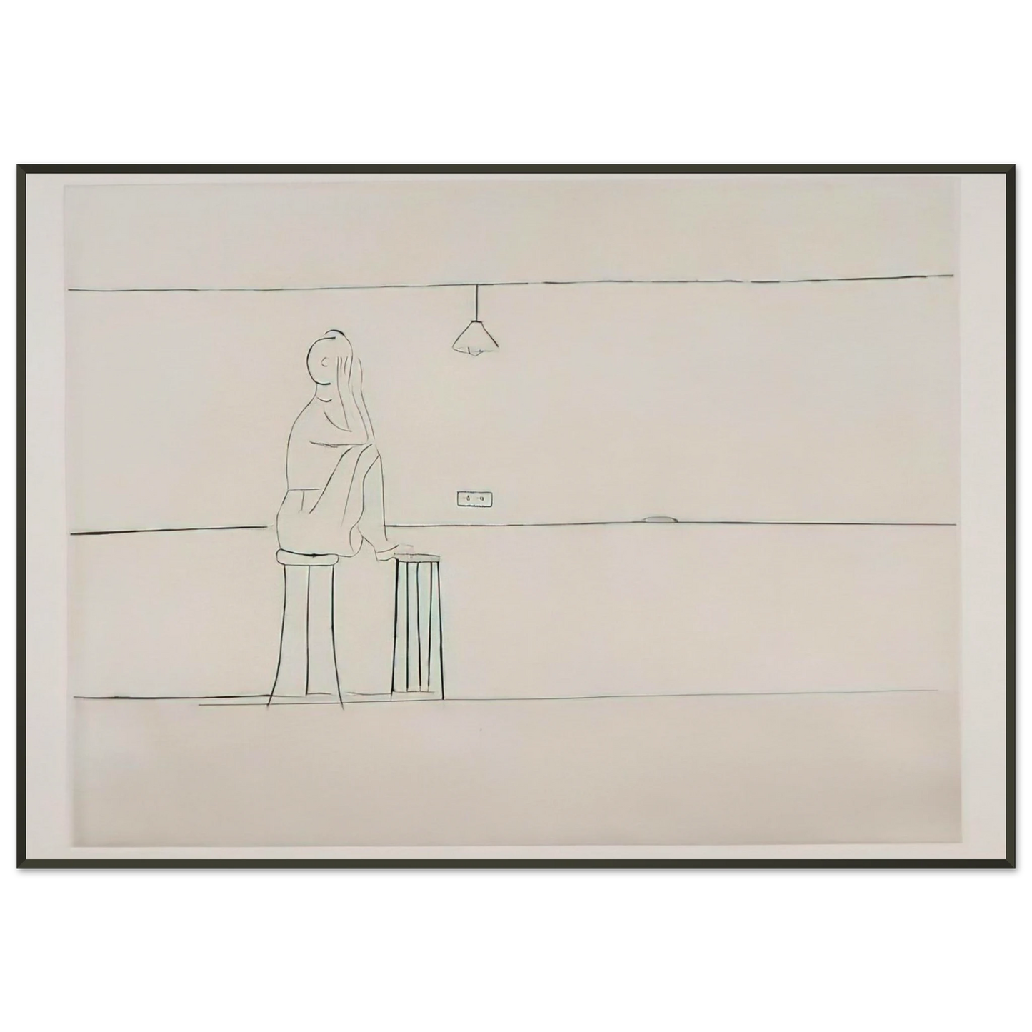 Louise Bourgeois EMPTY NEST 1994 Framed Art Print - Aluminum Frame - 21x29.7 cm / 8x12"