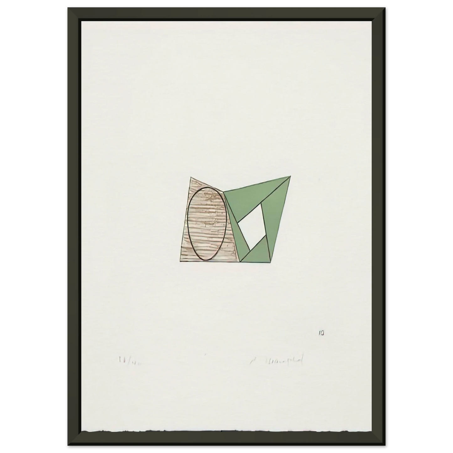Robert Mangold PAGES 10 1989 Framed Art Print - Aluminum Frame - 70x100 cm / 28x40 inches